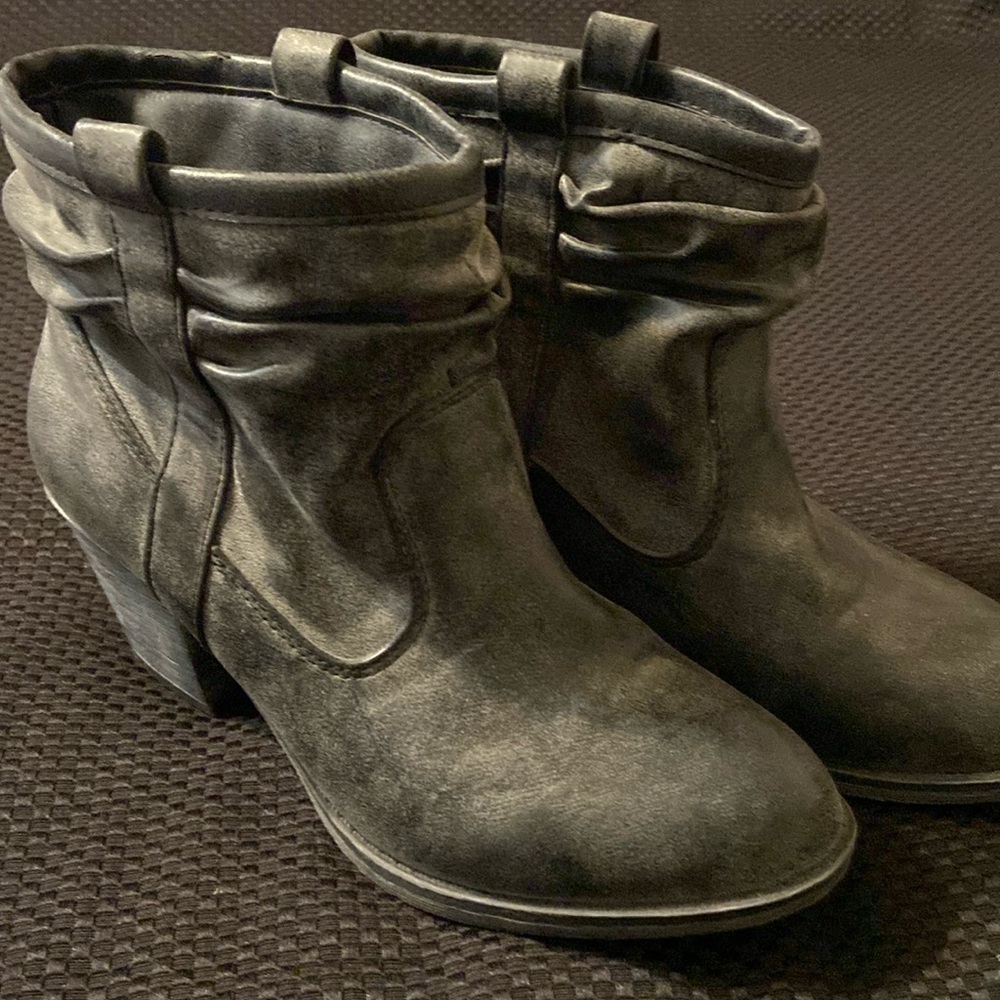 K-9 Black ankle boots